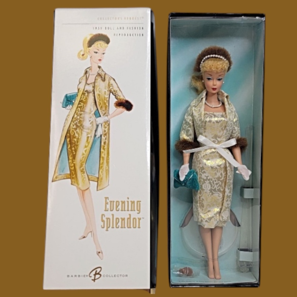 Barbie Evening Splendor 1959. Collectors Request 2004 #G8890 Gold Label